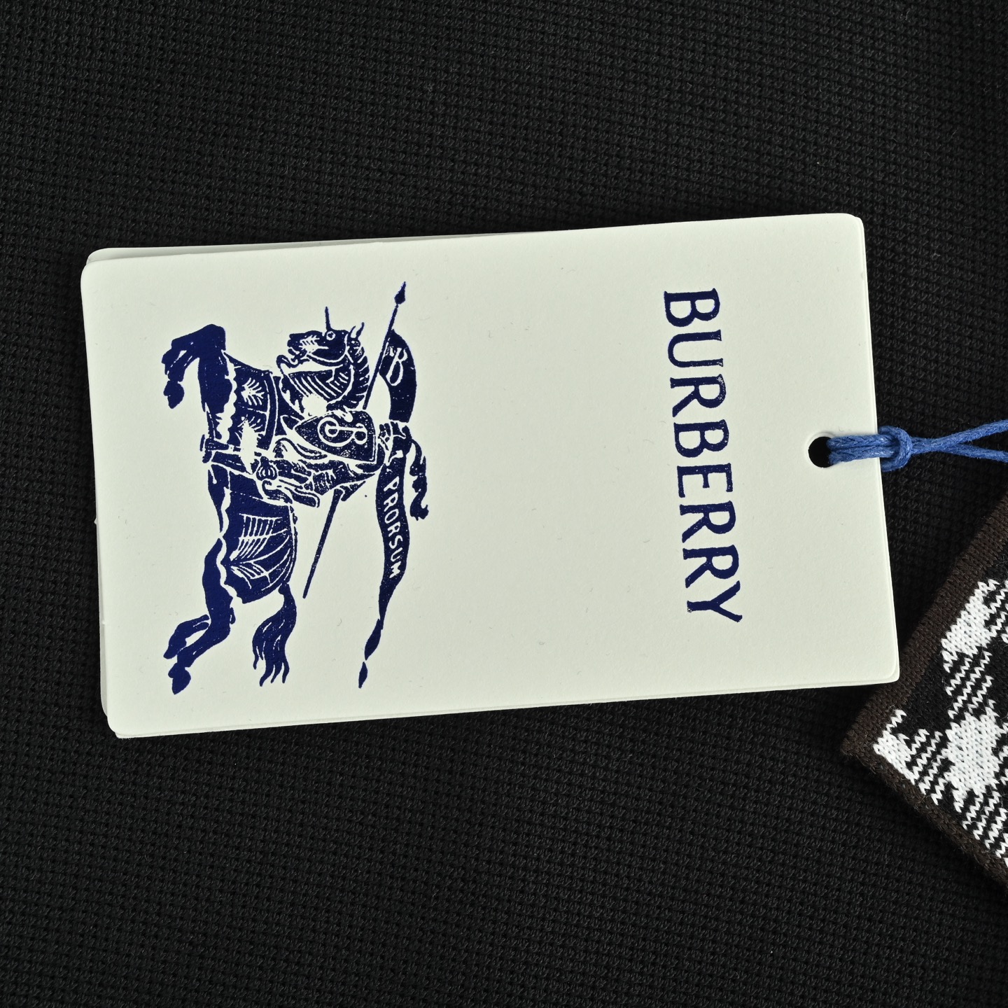 Burberry 25ss check collar Polo short sleeve