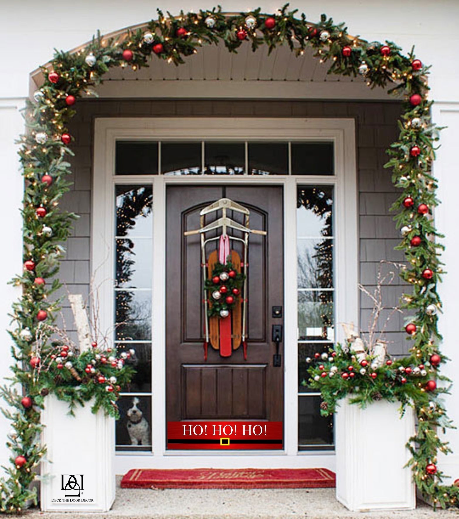 🎅2024 Christmas Promos🔥Deck the Door Decor | Rubber Magnetic Kick Plates | 8