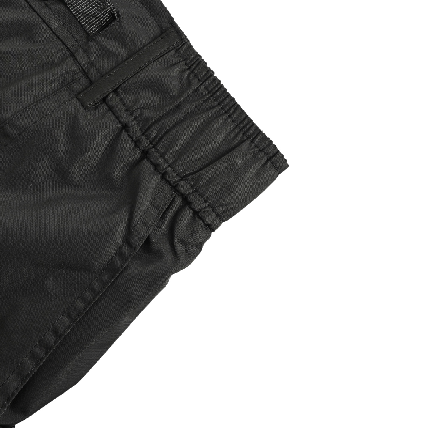 Prada 25ss triangle logo zip pocket nylon shorts