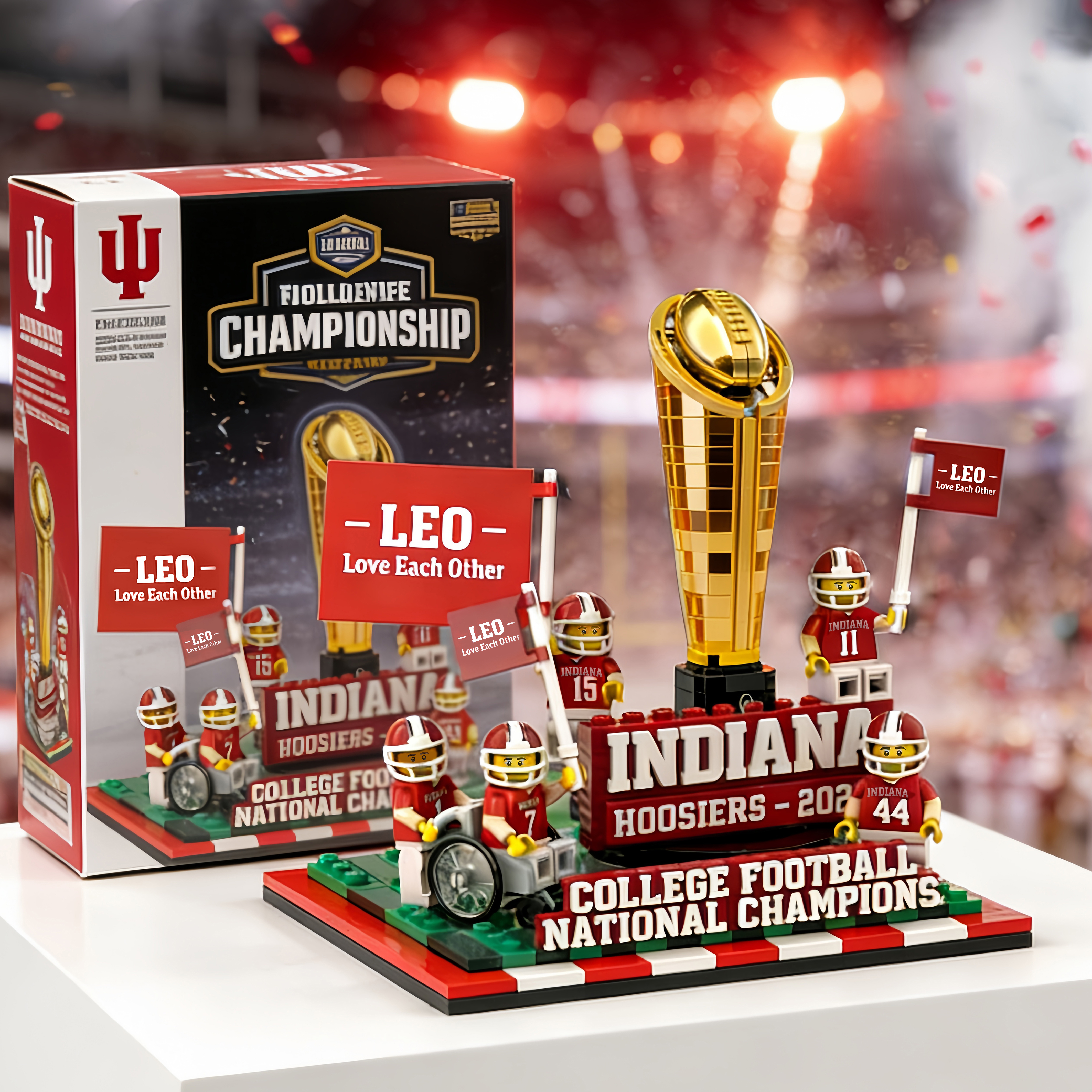 🏆Indiana Hoosiers – 2025 College Football National Champions Display