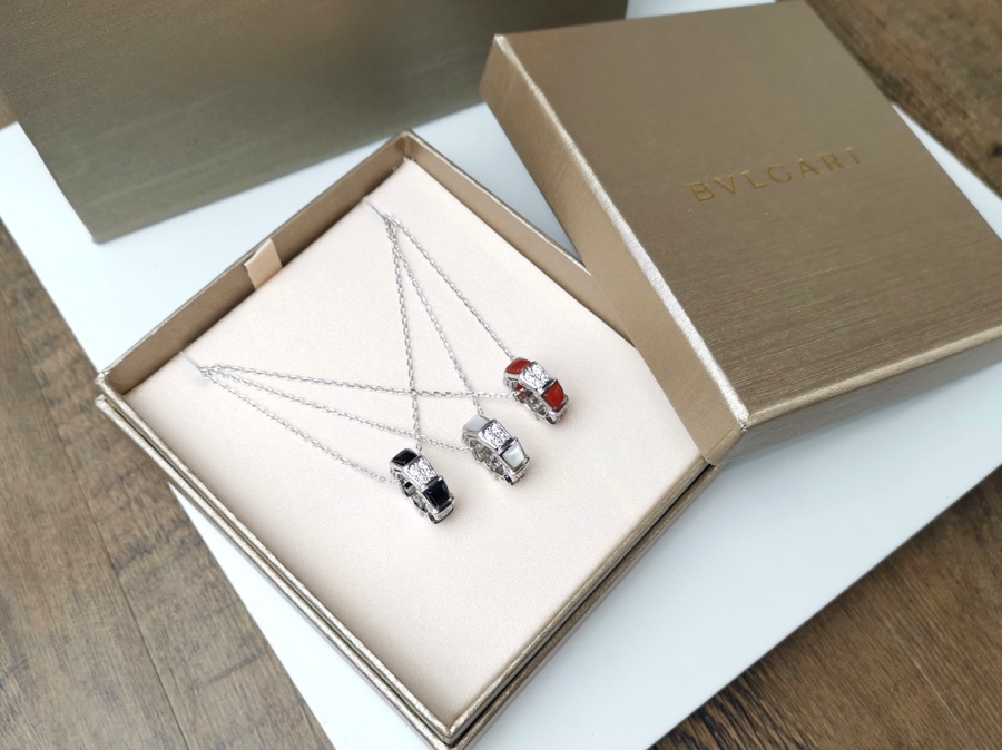 Bulgari Snake Bone Pendant Necklace