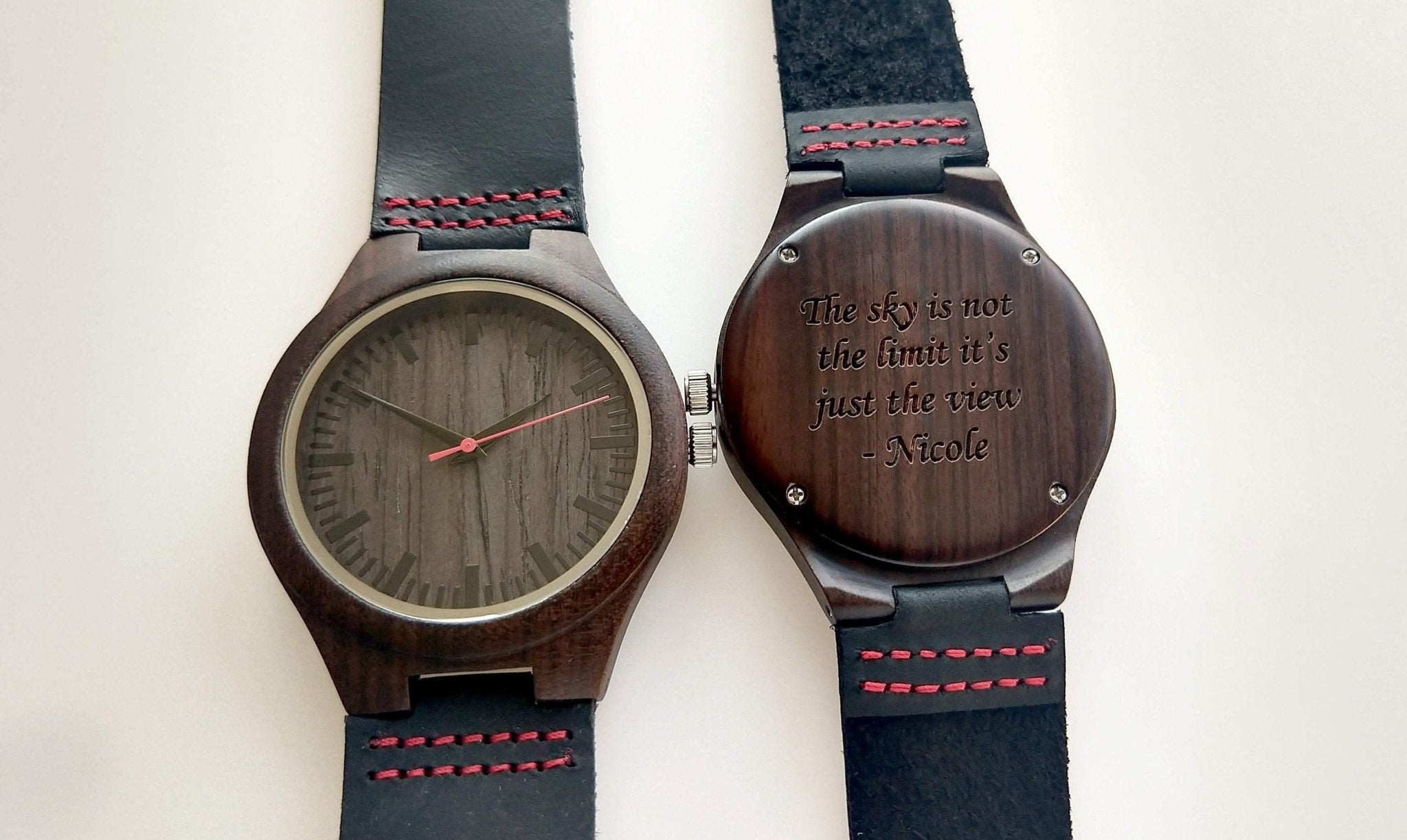 Wooden Watches - Red Energico