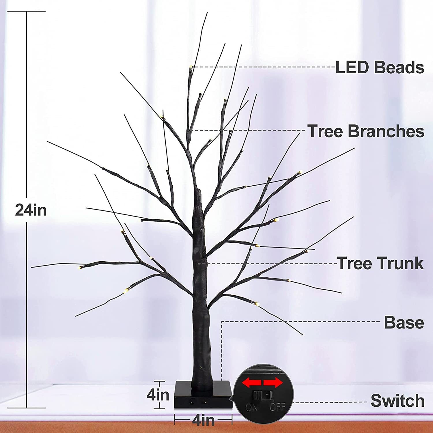 🔥On sale🔥Halloween LED Tree Lights