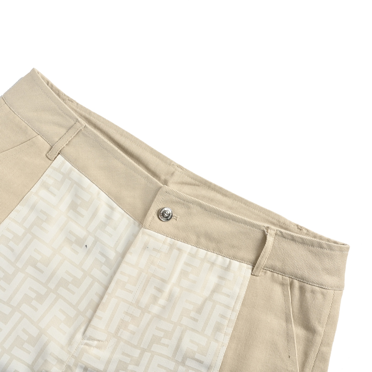 Fendi monogram FF full print shorts