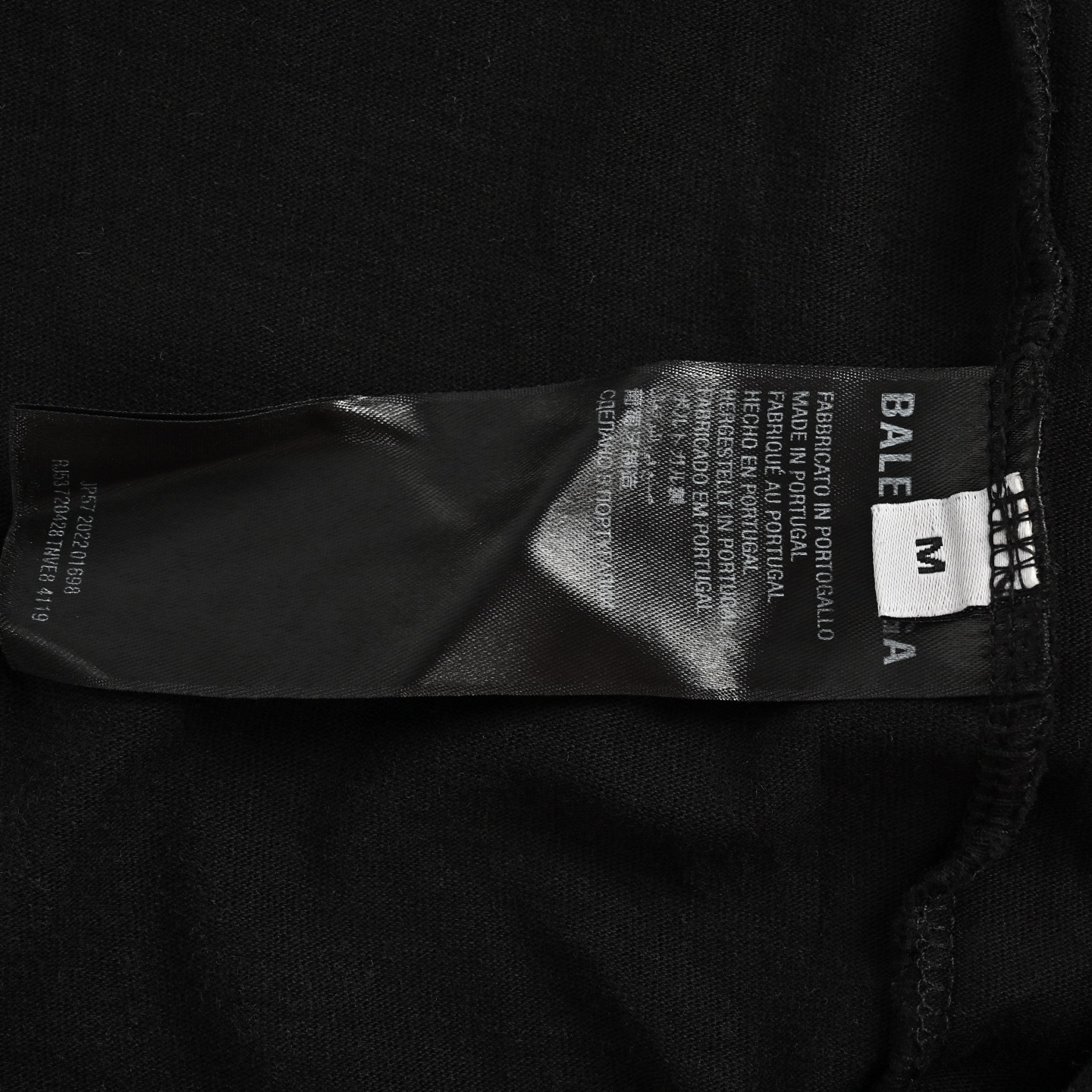 Balenciaga 24ss patch embroidered letter short sleeve