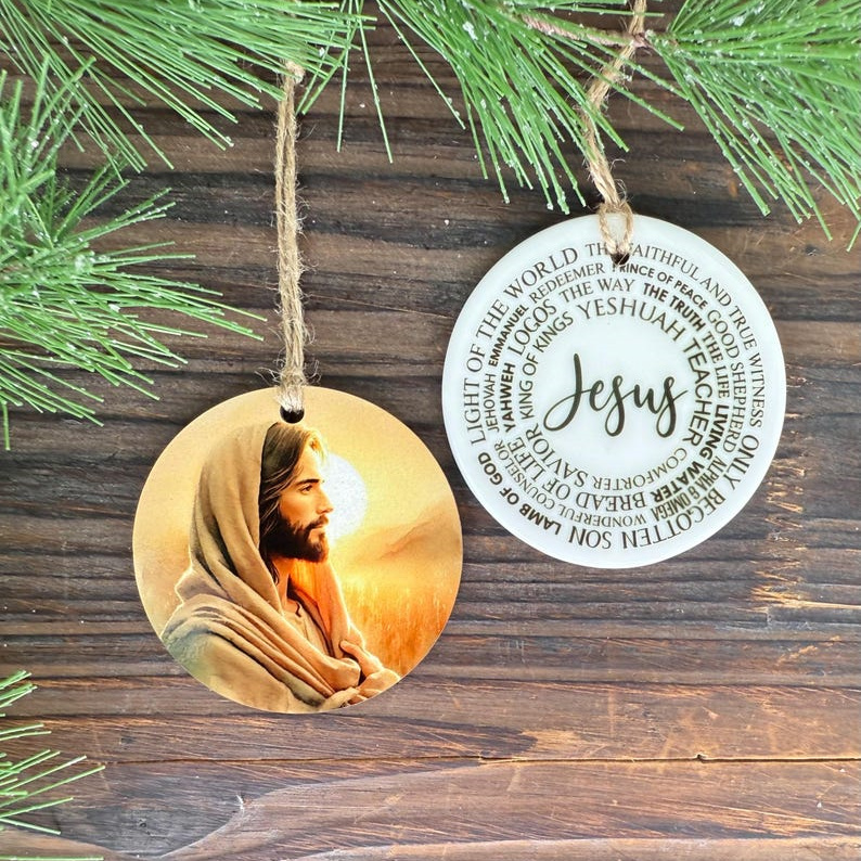 The names of Christ Christmas Ornament