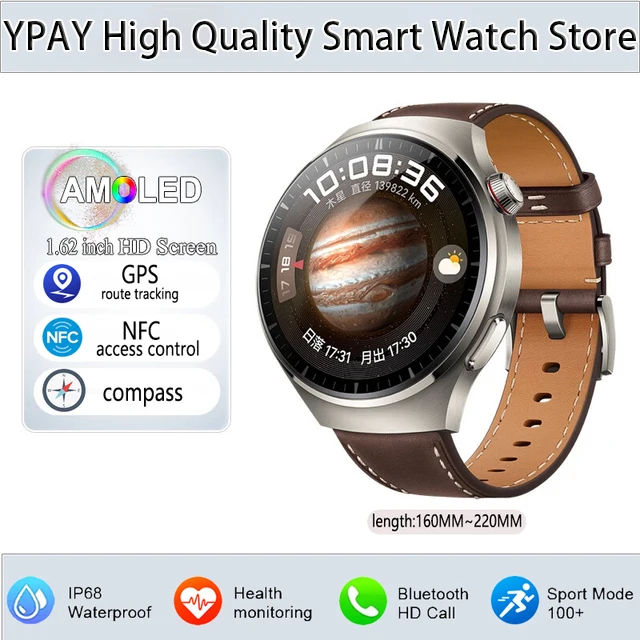2023 New men's watch Bluetooth Call smartwatch 1.62inch full screen touch voice assistant NFC480*480 HD screen for Huawei Xiaomi