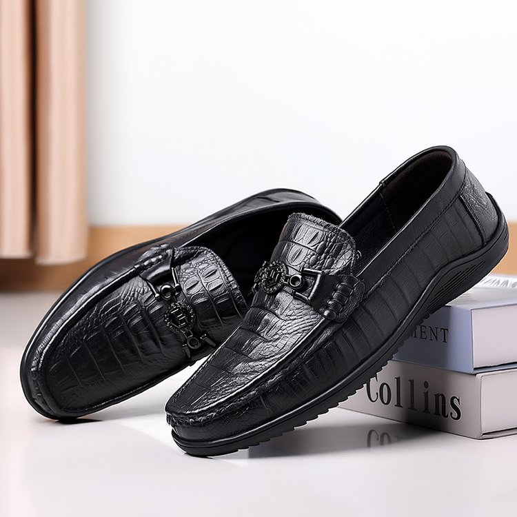Men's Classic Crocodile Leather Shoes