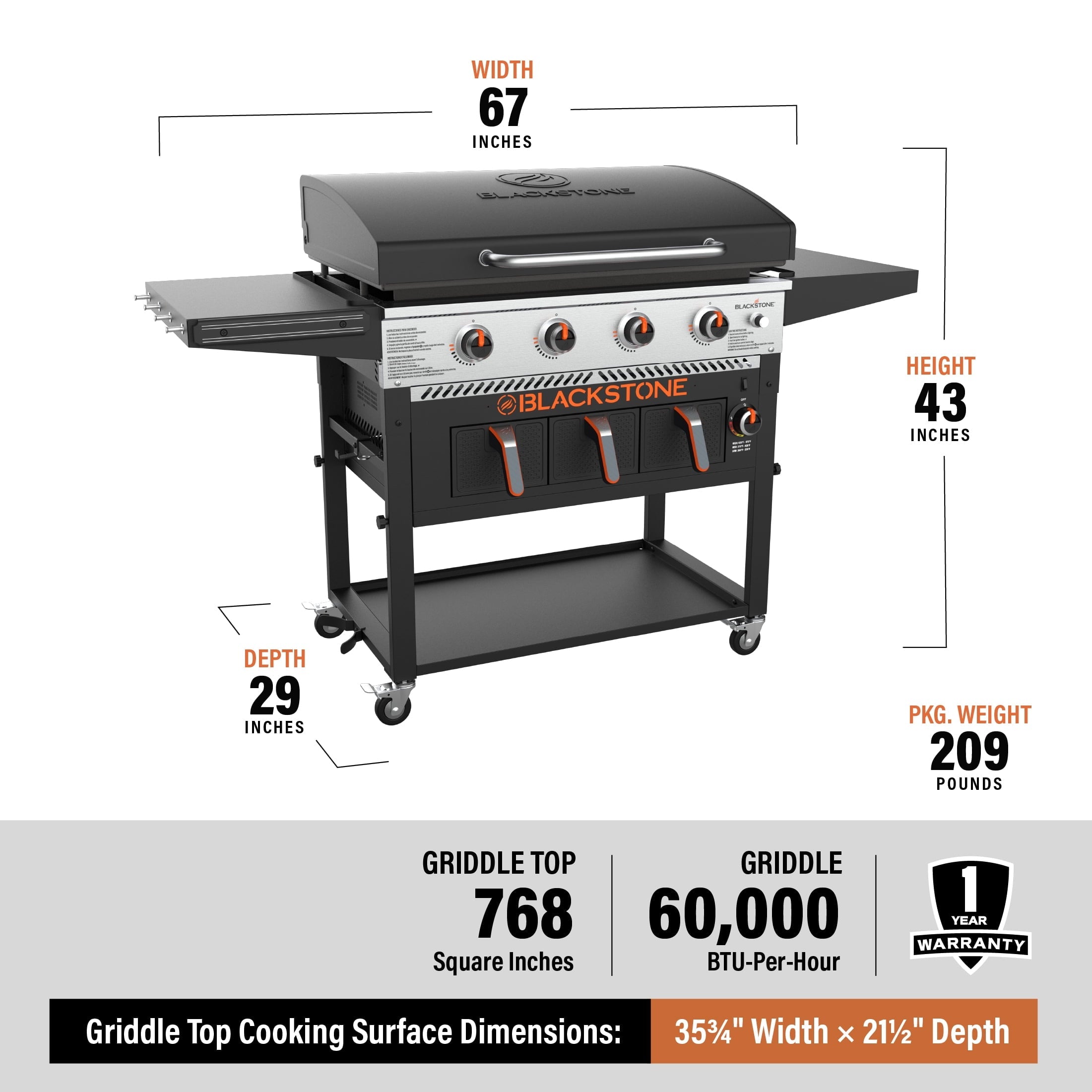 Blackstone 4-Burner 36
