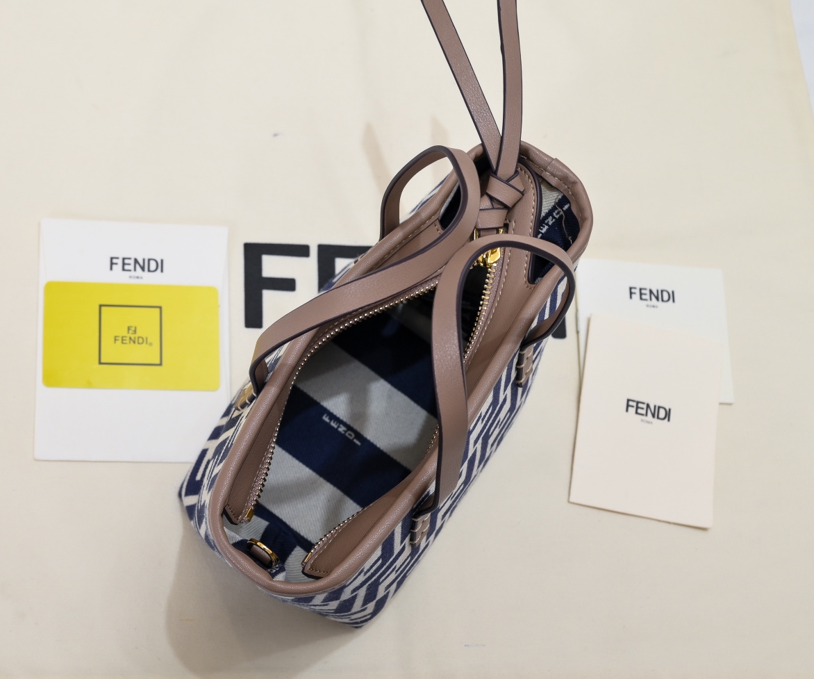 FENDI Monogram Roll Mini Vegetable Basket 7723