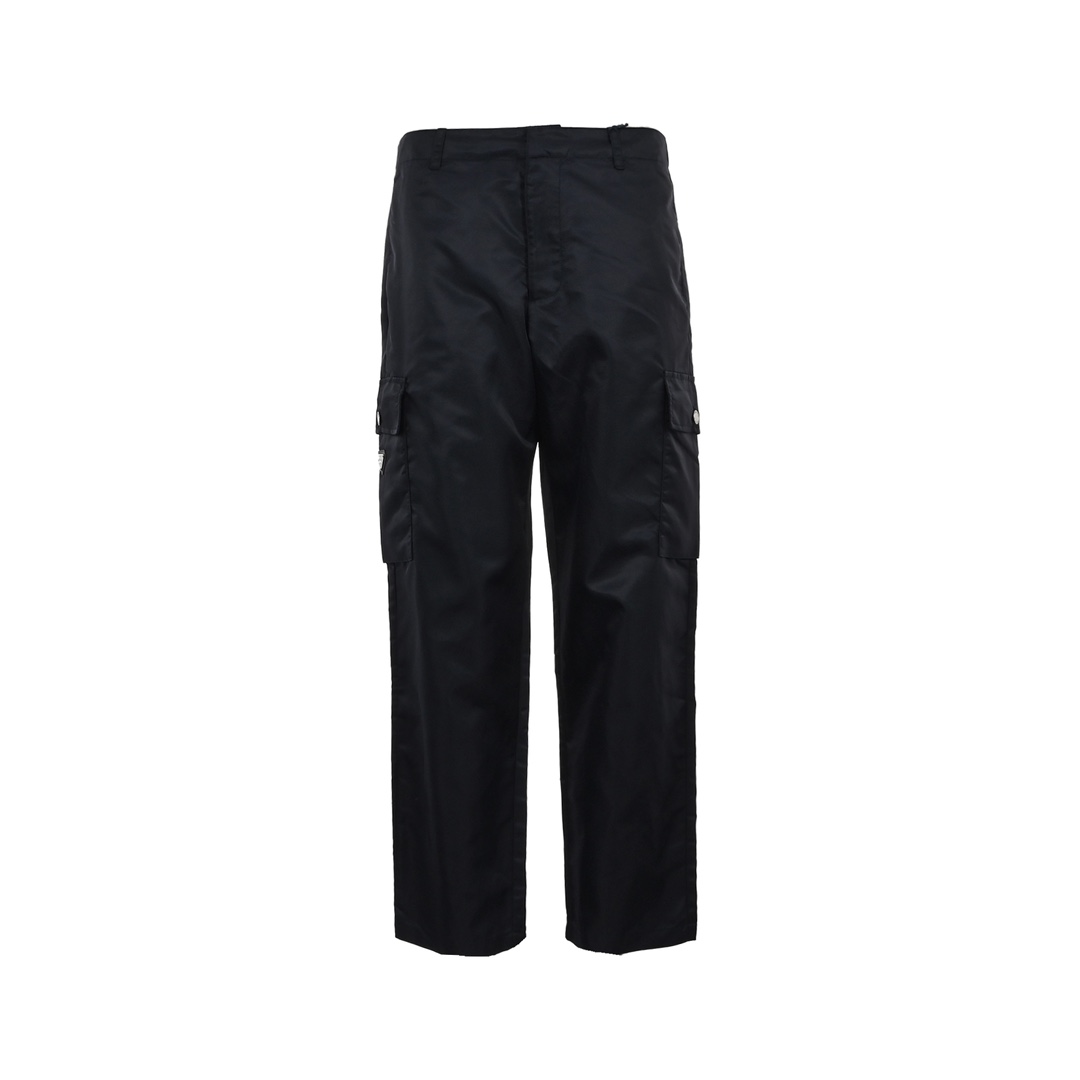 Prada 23Fw side pocket nylon trousers