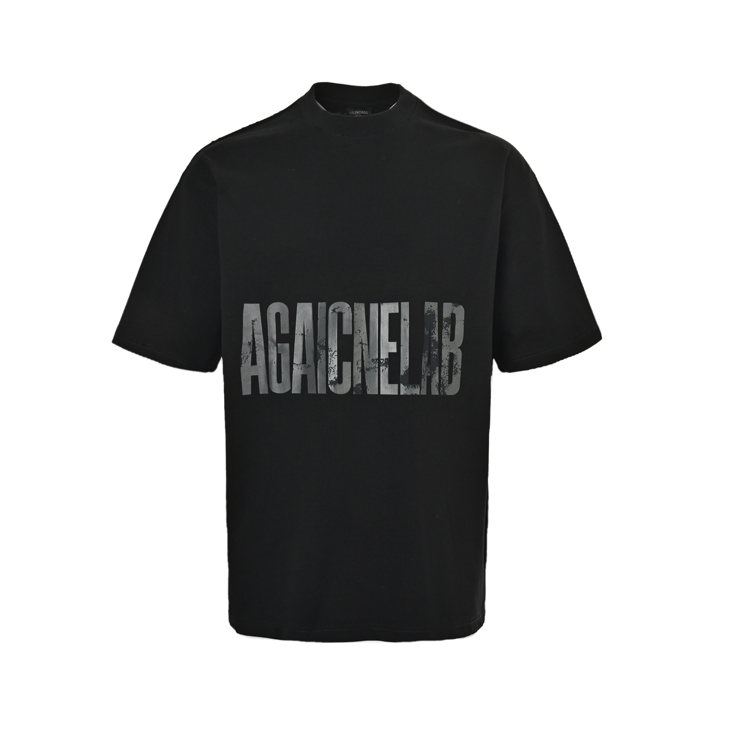 Balenciaga cracked anti-letter print short sleeve