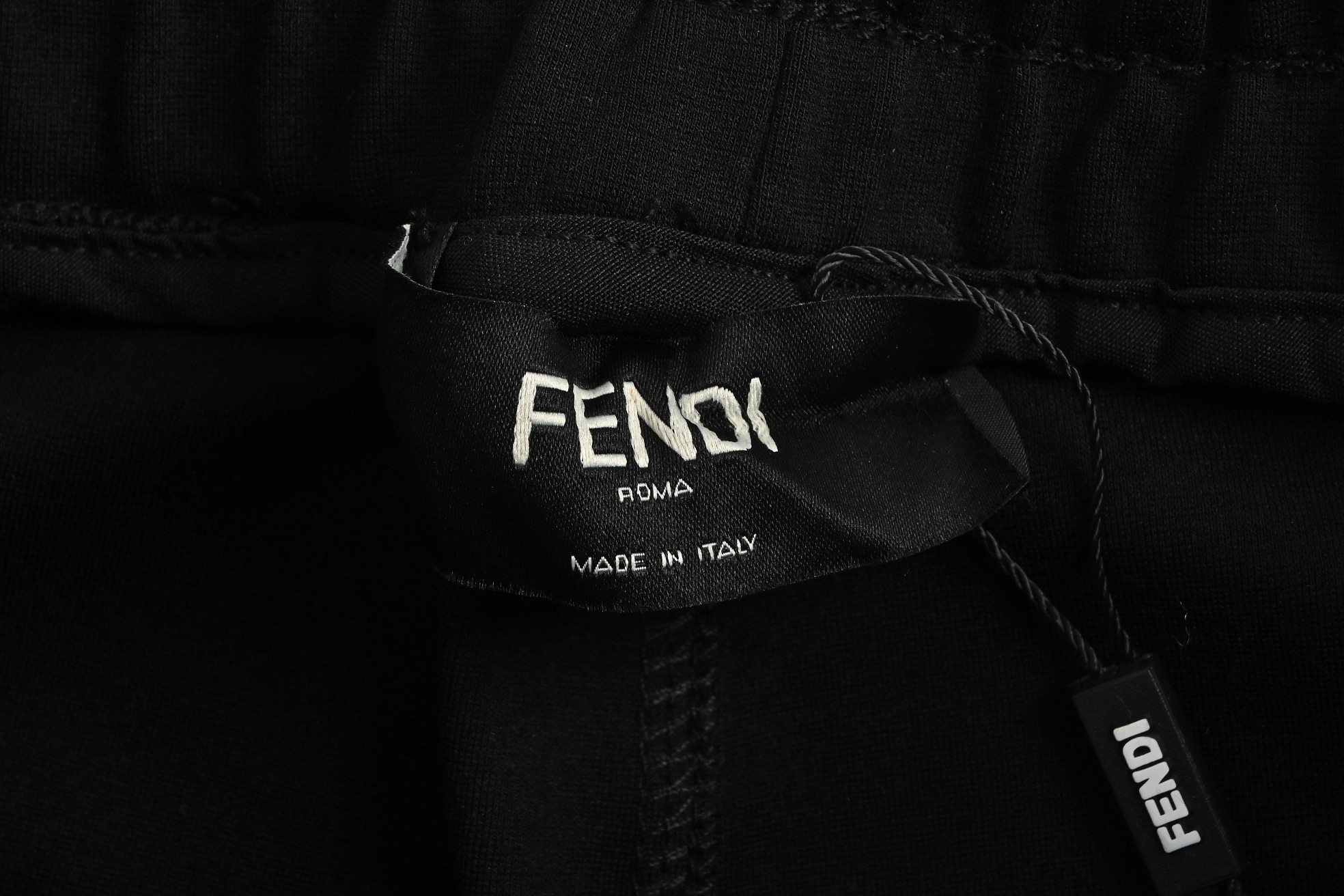 Fendi Pocket zip side FF webbing shorts