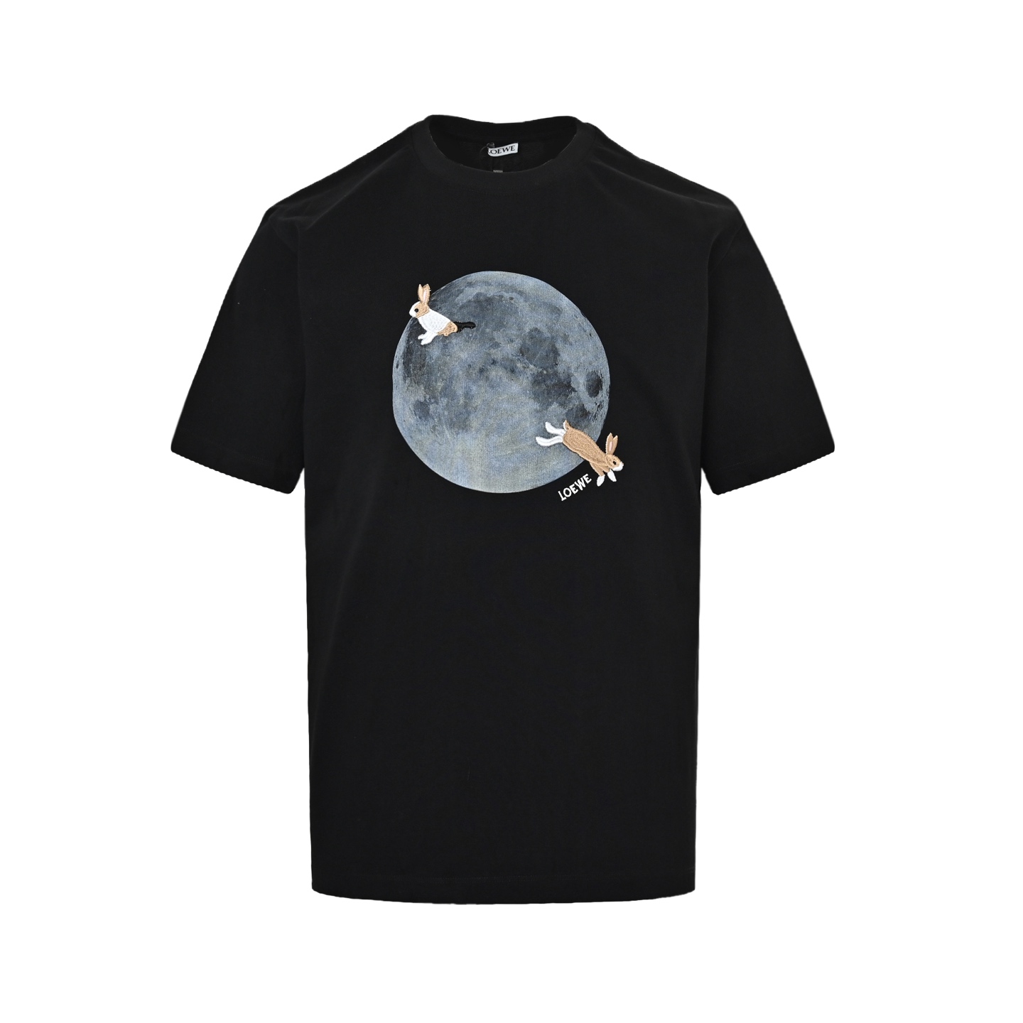 Loewe 25ss Suna Fujita co-branded moon rabbit short-sleeve