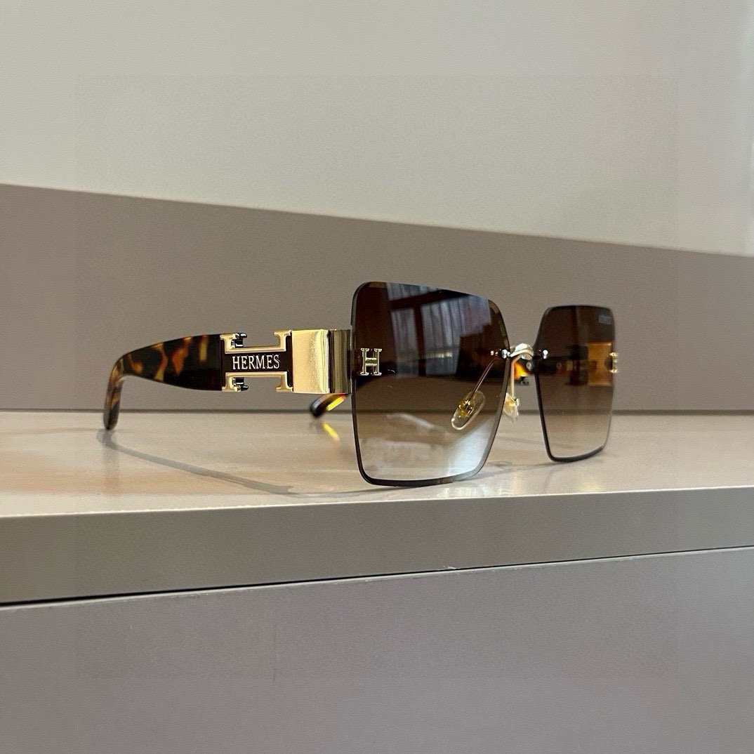 Hermes rimless sunglasses