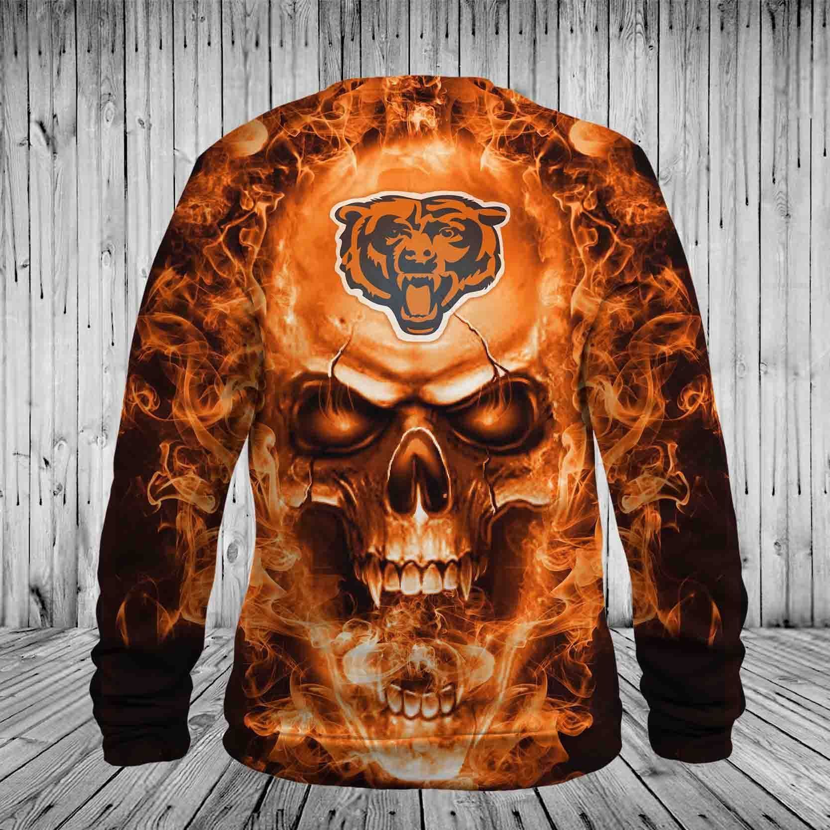 BEARS HOODIE 3D SKULL 80