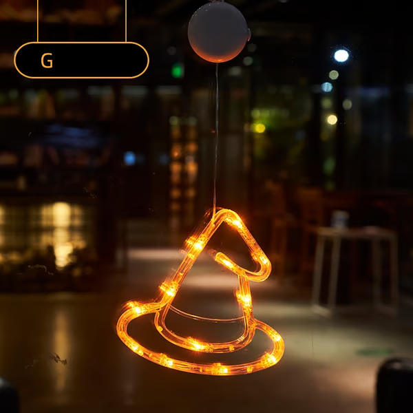🌟On Sale🎃Halloween Decorations Window Lights with Suction Cups