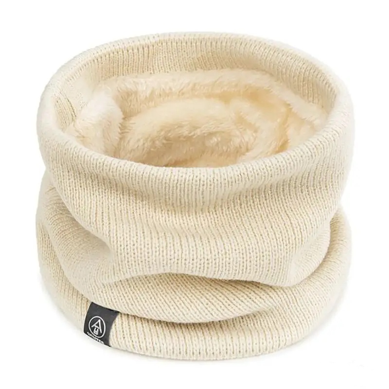 Fleece-Lined Winter Scarf - Soft, Warm & Windproof Neck Gaiter for Men and Women