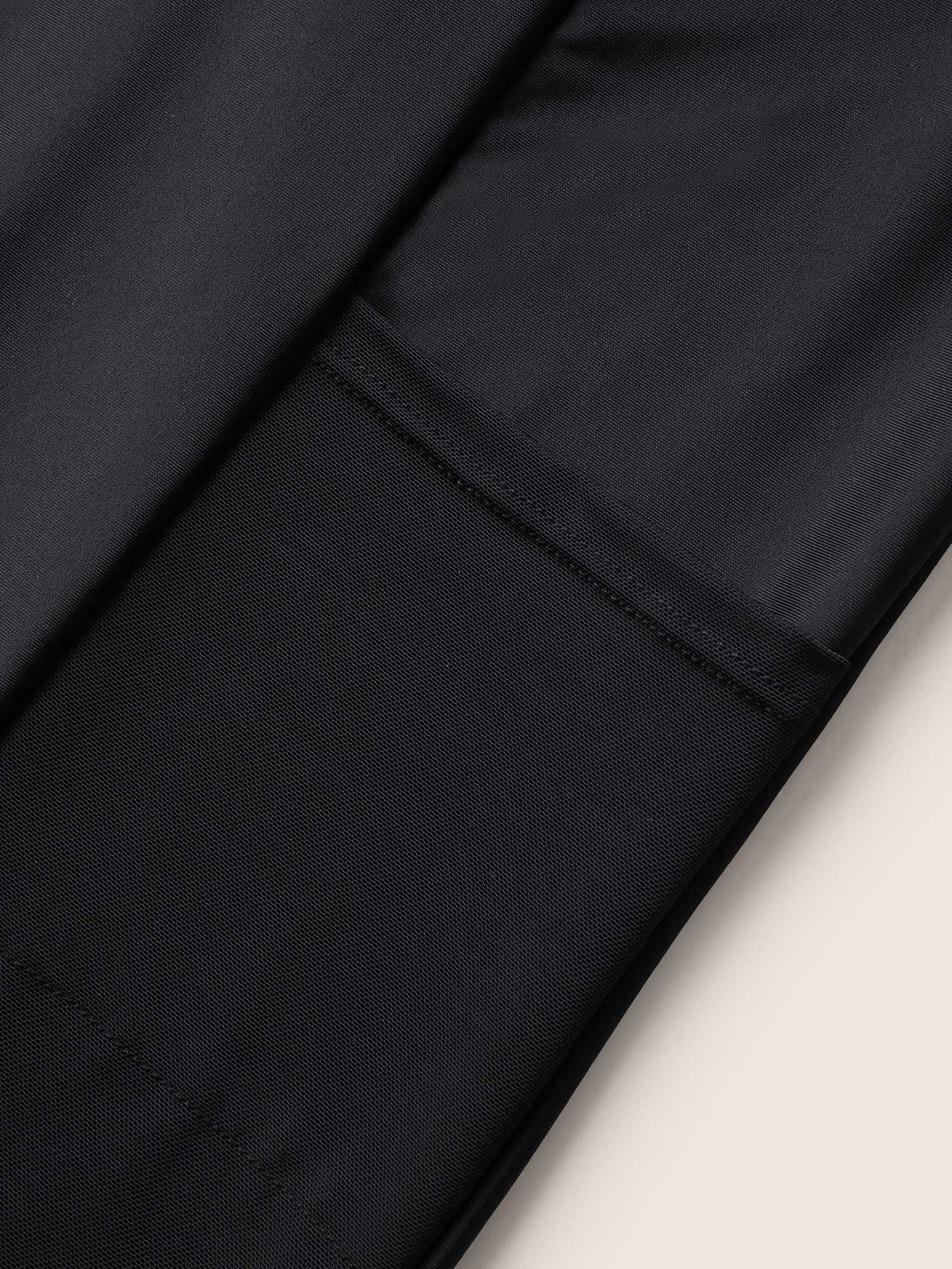 Plain Mesh Patchwork Patched Pocket Swim Bottoms