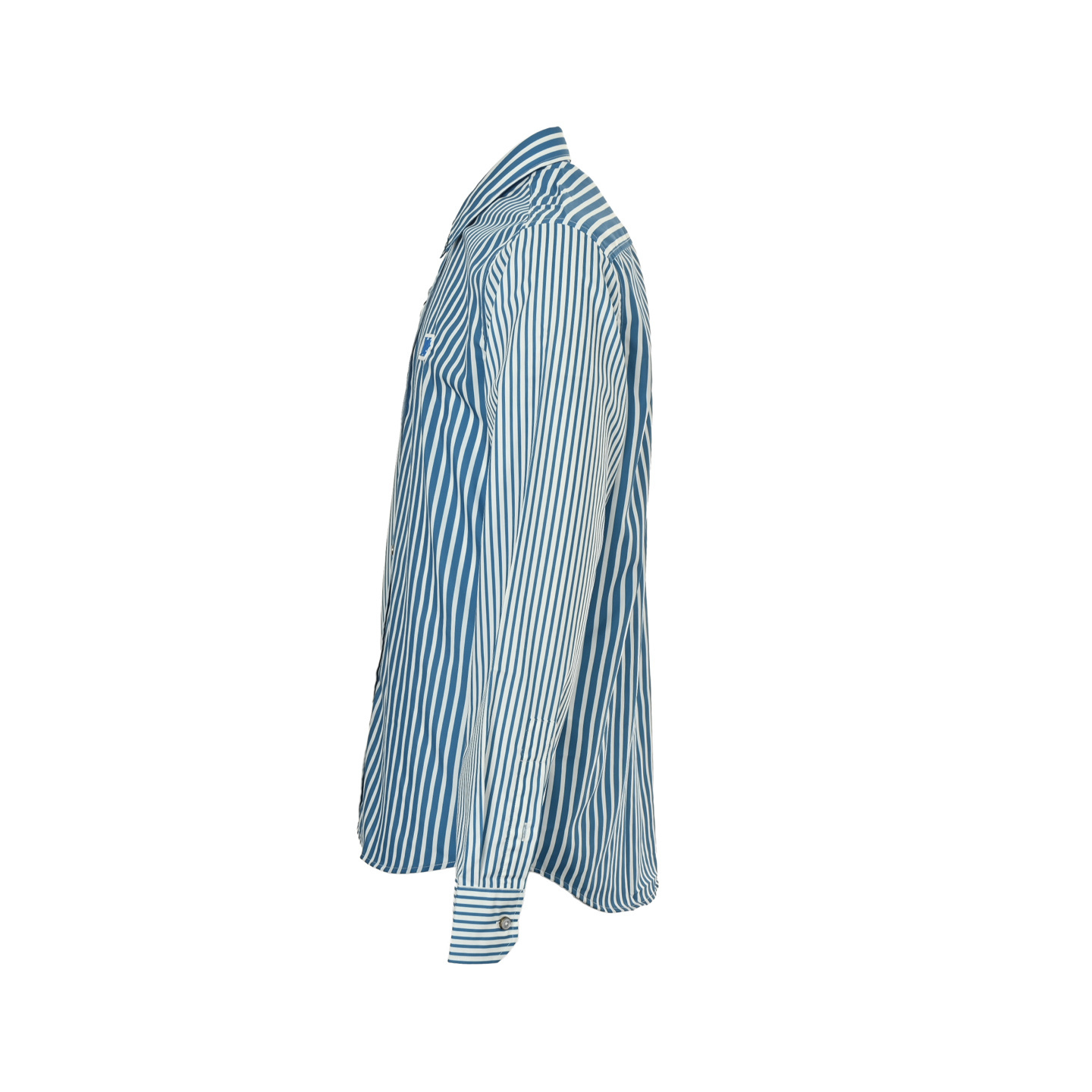 Louis Vuitton 25Fw striped patchwork shirt