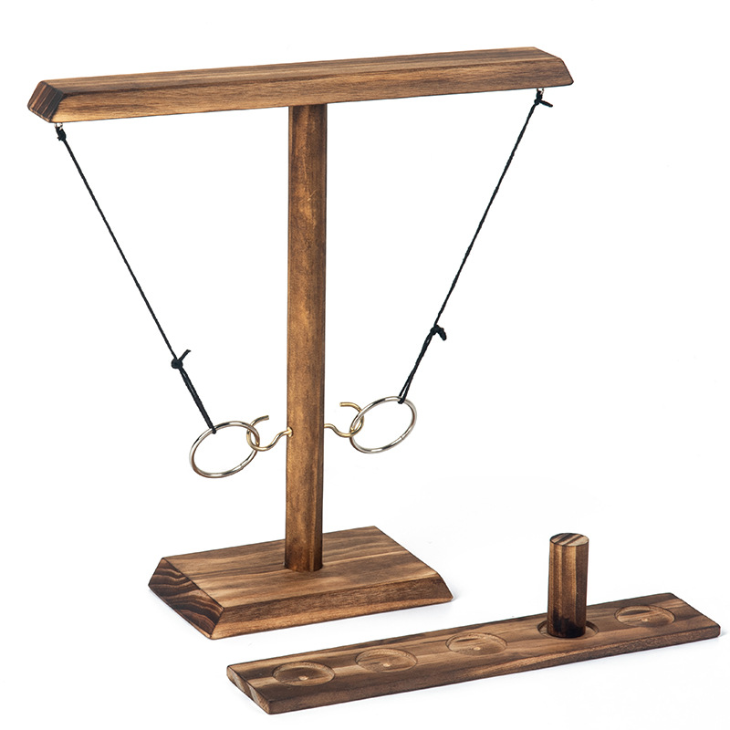 🔥Last Day Promotion - 50% OFF🔥 Wooden Ring Toss With Shot Ladder Bundle Game --Buy 2 Get 10% OFF Free Shipping