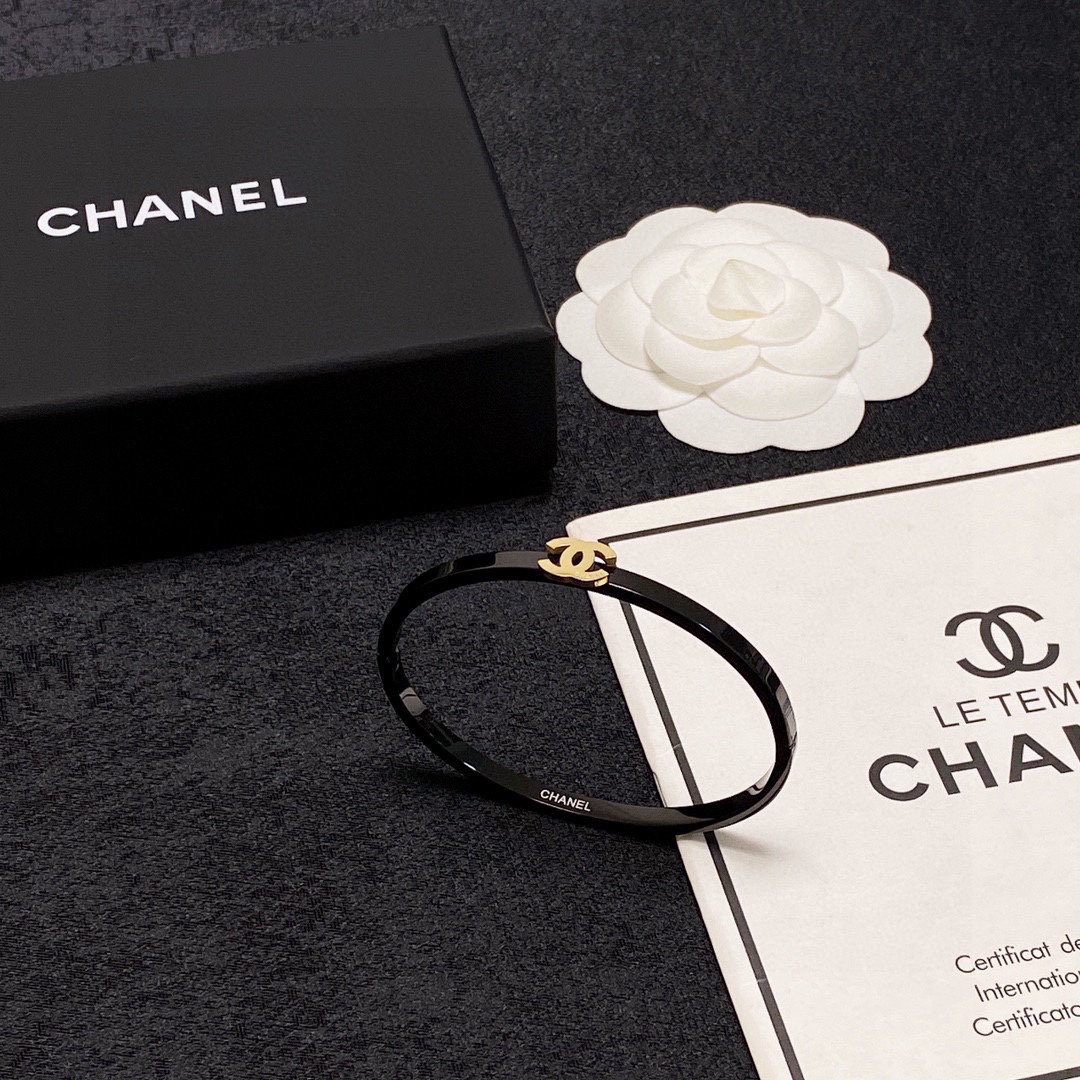 Chanel carbon black bracelet