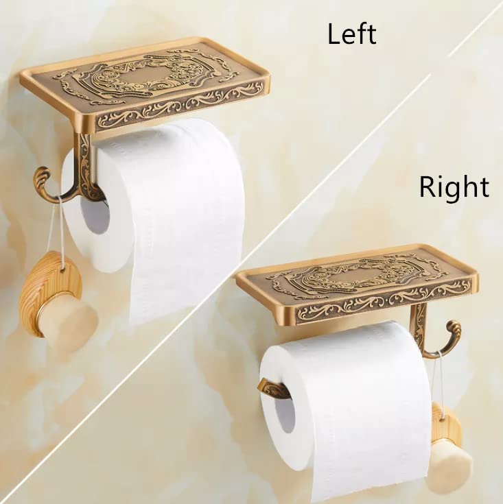 🔥Last Day 49% OFF🔥Vintage Toilet Paper Holder with Shelf