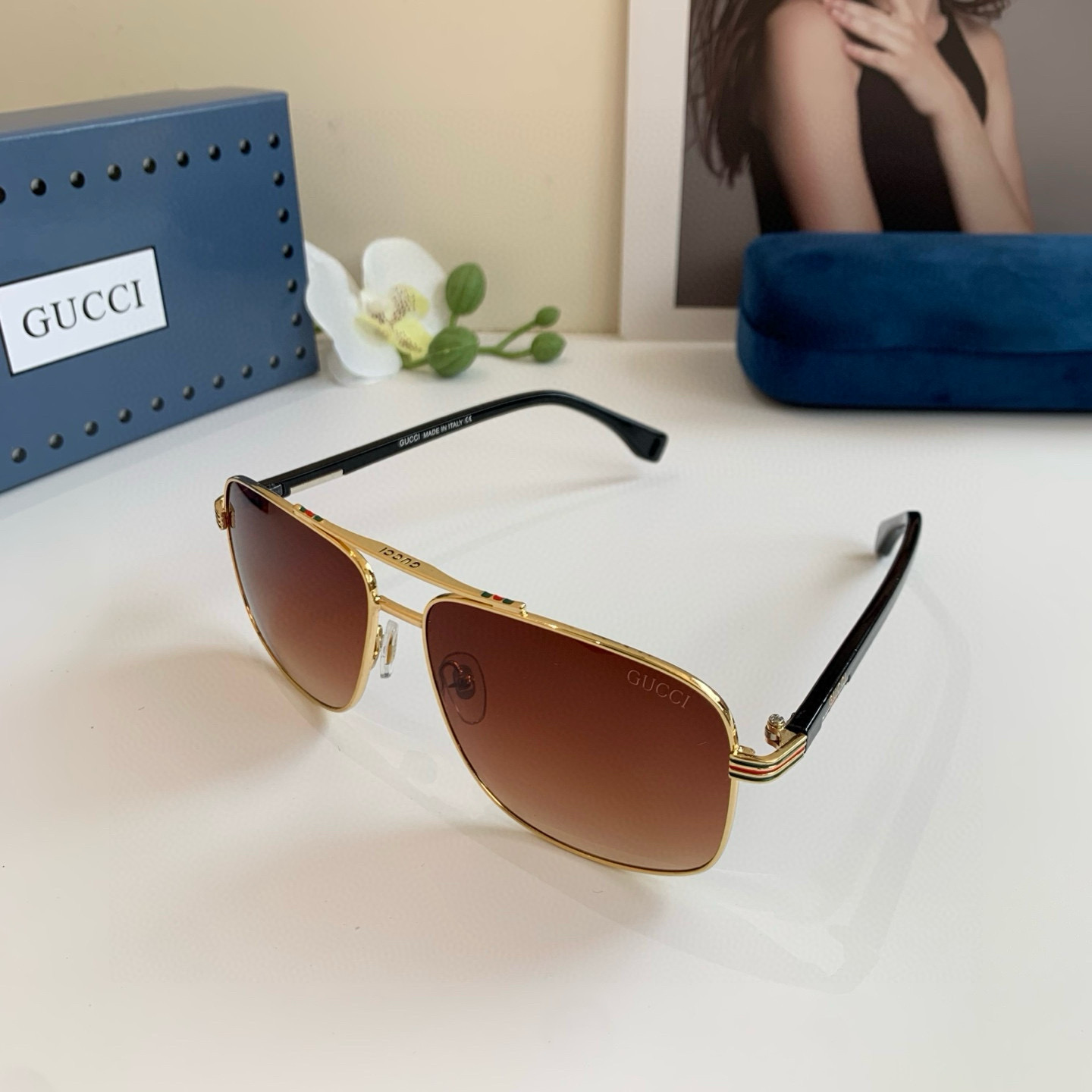 Gucci Round Frame Sunglasses