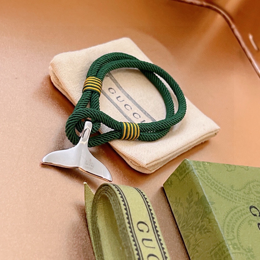 Gucci Braided Fishtail Bracelet