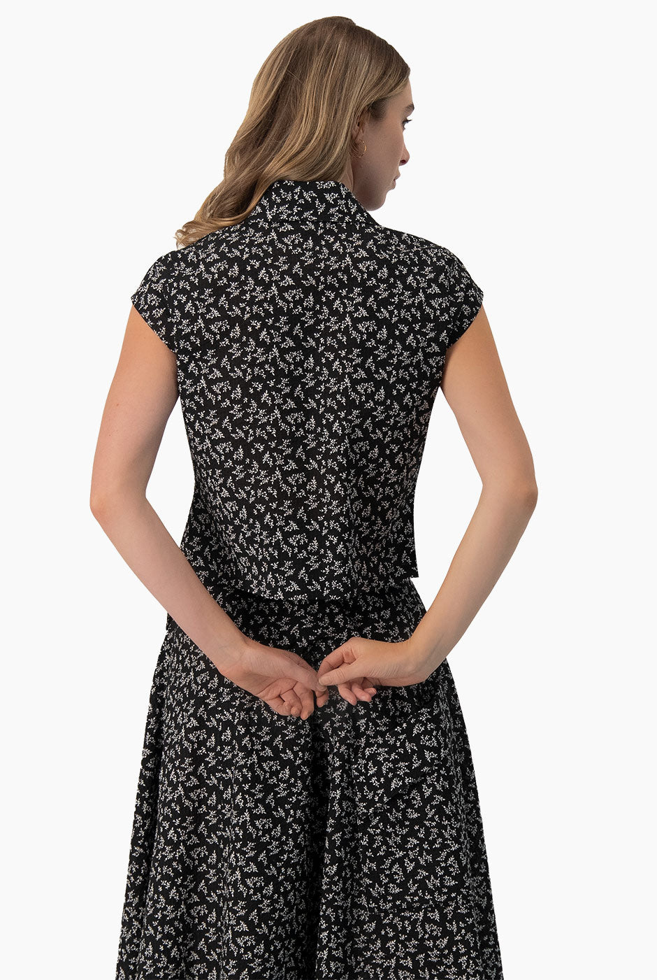 Blusa camisera con bolsillos