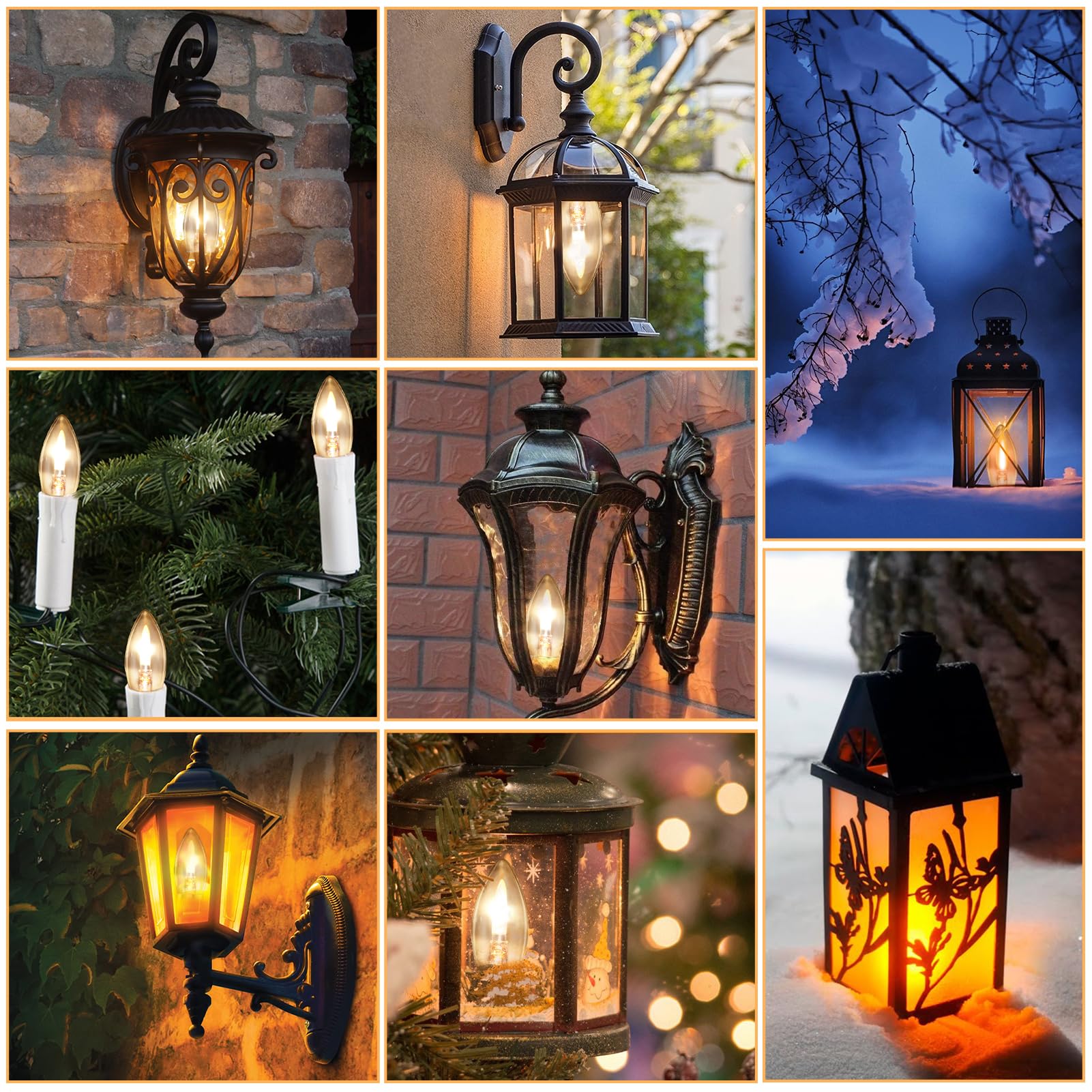 💥ON SALE💥3-Pack Flame Tip Flicker Candle Bulbs ✨🕯️💡