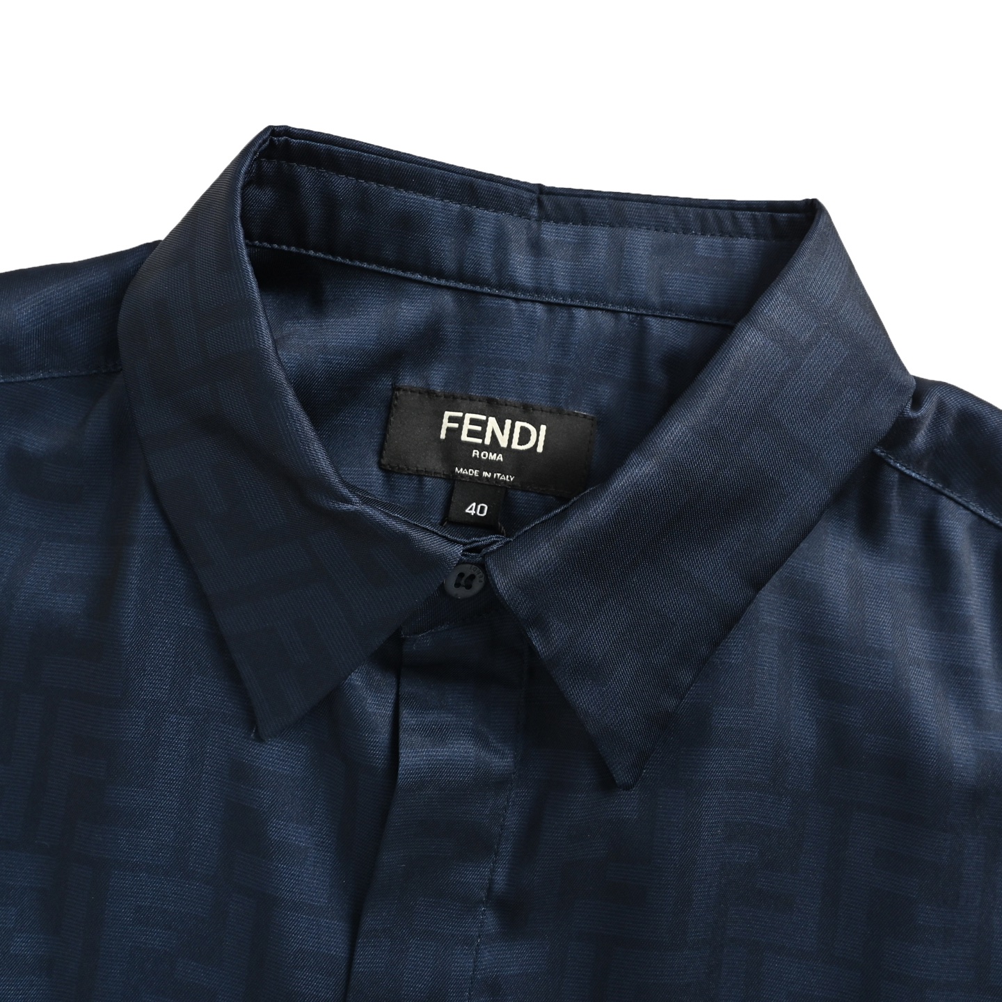 Fendi 25ss all-over FF jacquard pattern suit short-sleeved shirt