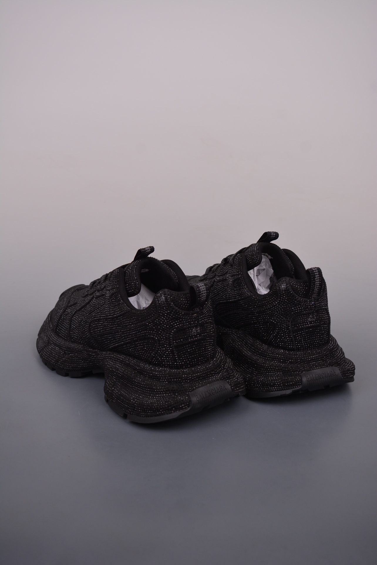 BALENCIAGA 3XL Sneakers Black diamond sticker