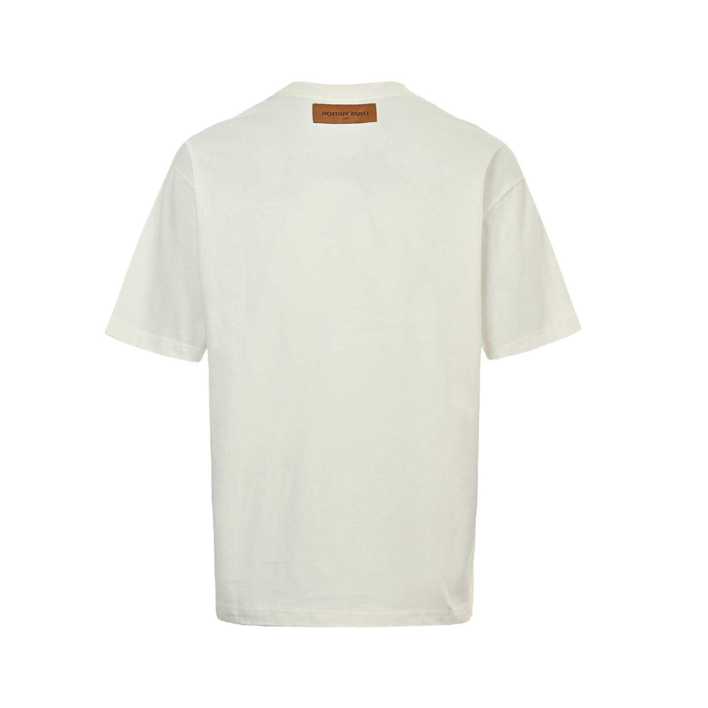 Louis Vuitton 25ss contrast stitching logo embossed print short sleeve