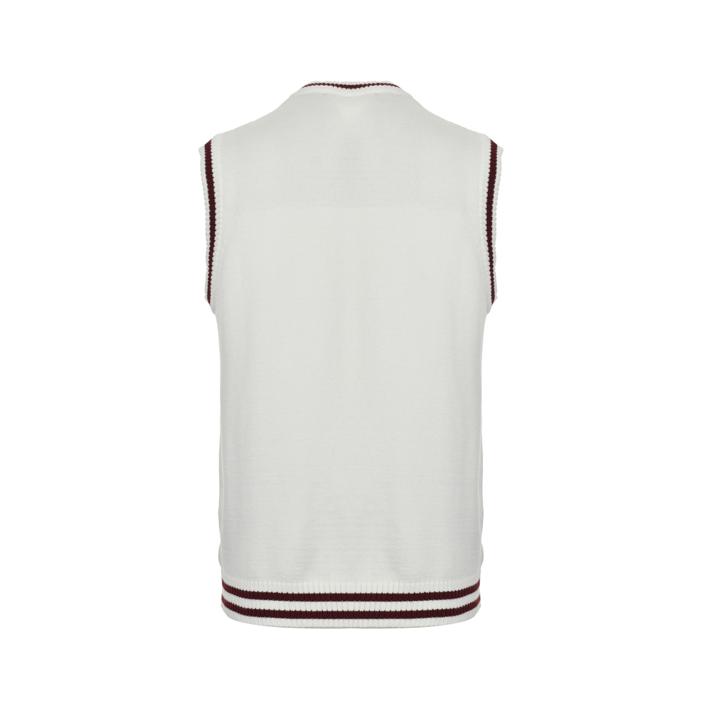 Louis Vuitton 25ss badge contrast lettering embroidered knitted vest