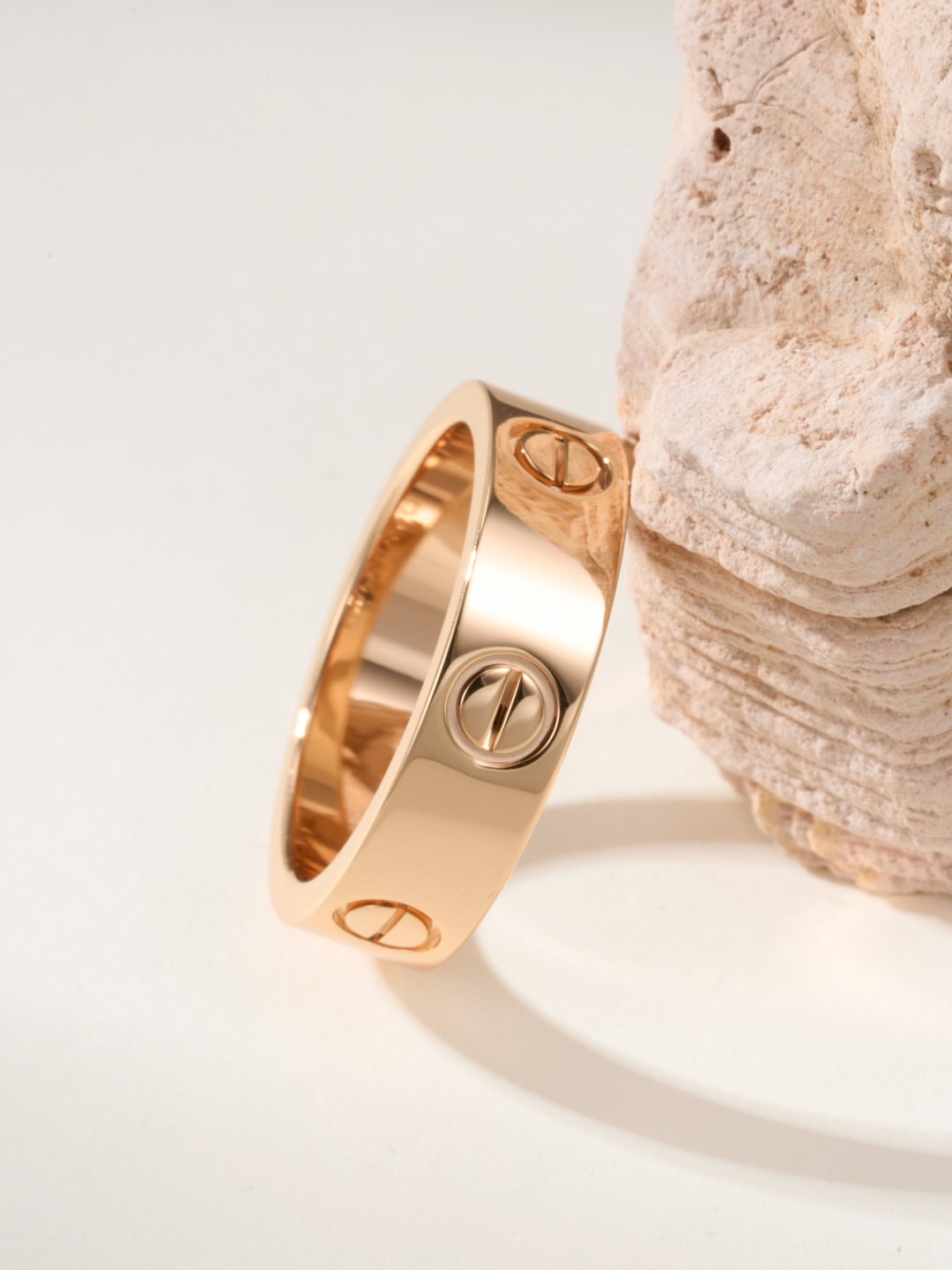 Cartier love wide version without diamond ring