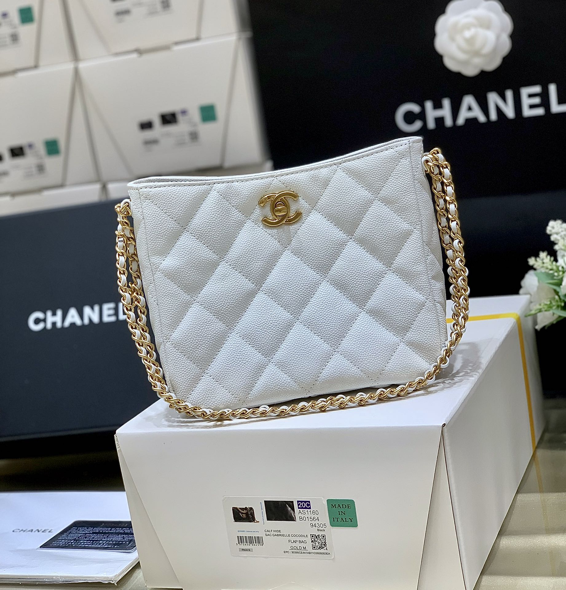 Chanel 2022cc Spring/Summer Collection Hobo Underarm Bag AS3223