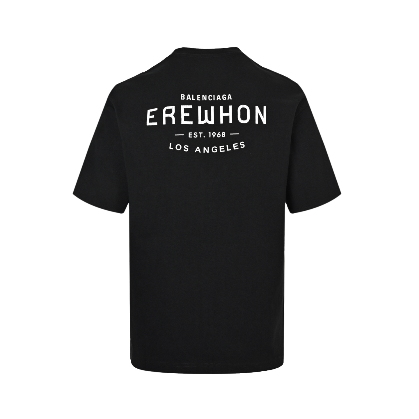 Balenciaga 25ss EREWHON supermarket joint printed short sleeves