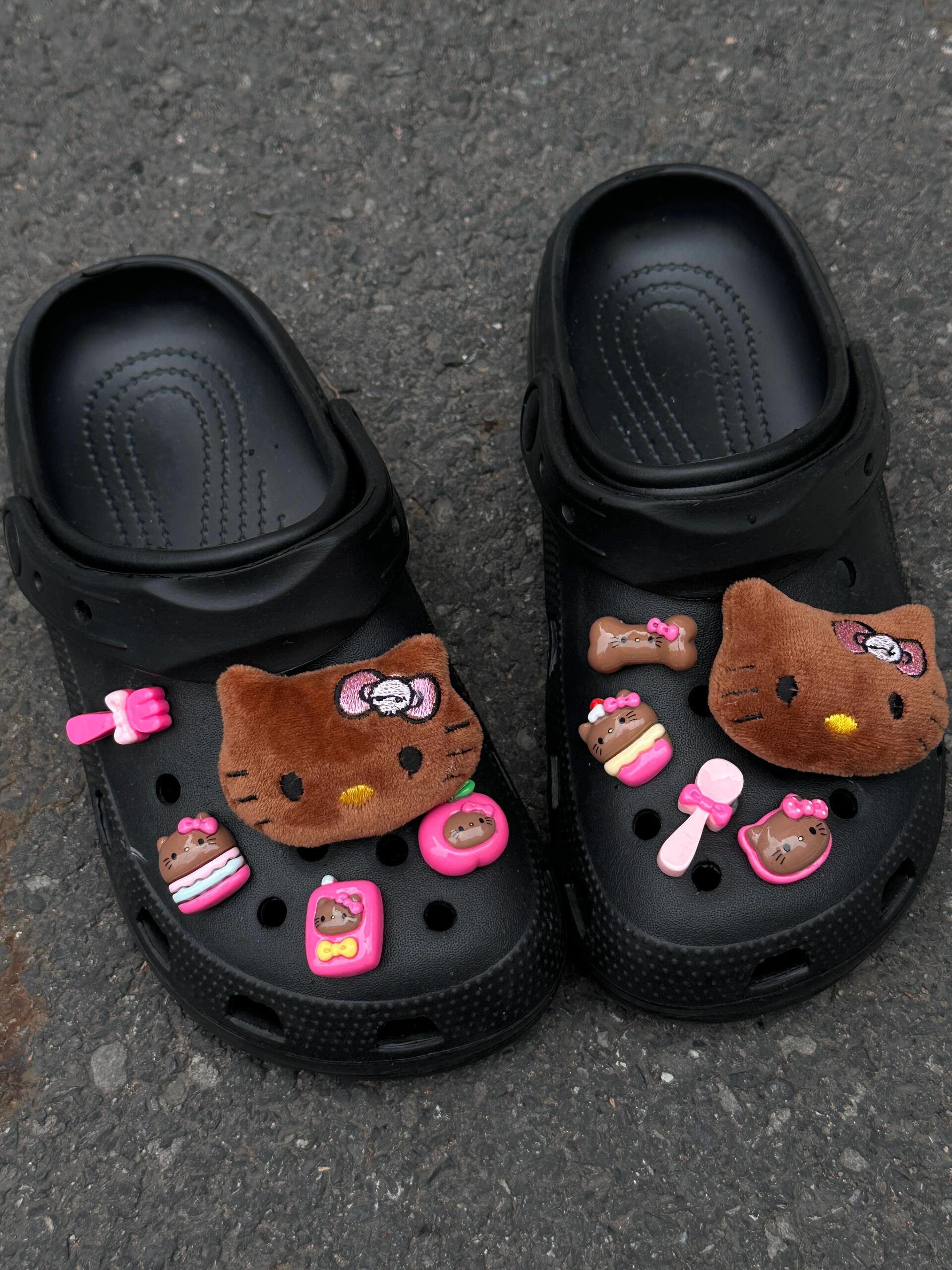 KT Charms Cute Pack Pins Shoe Decoration Croc Accessories for Croc Bags Clogs Slides
