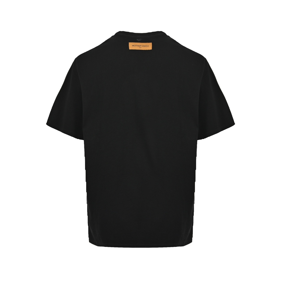 Louis Vuitton 24ss side foam monogram print short sleeves