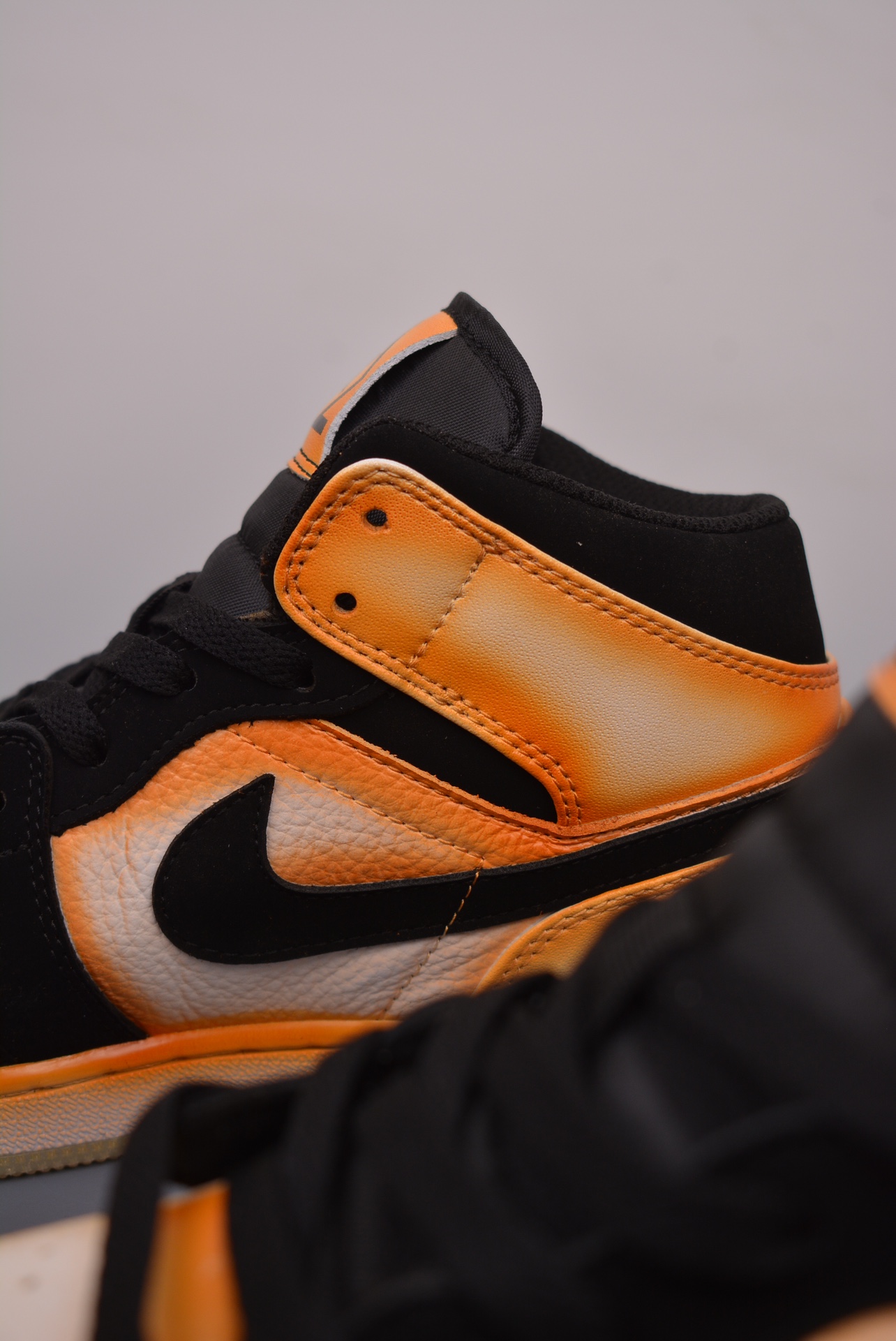 Air Jordan 1 Mid Monkey King Black Goku Gradient Graffiti