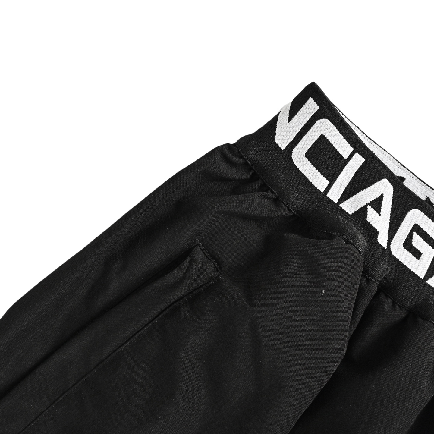 Balenciaga 25ss Under Armour co-branded letter belt reversible trousers