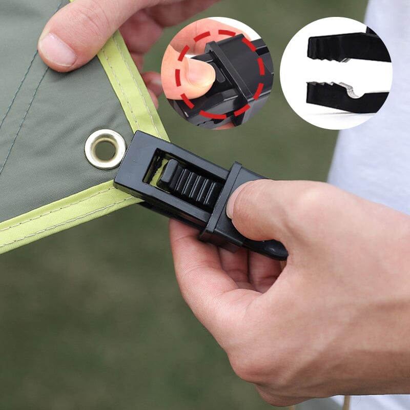 (🔥Last Day Promotion-SAVE 65% OFF)2023 New Tarp Clips Heavy Duty Lock Grip(4 PCS/Set)-BUY 5 GET 5 FREE & FREE SHIPPING