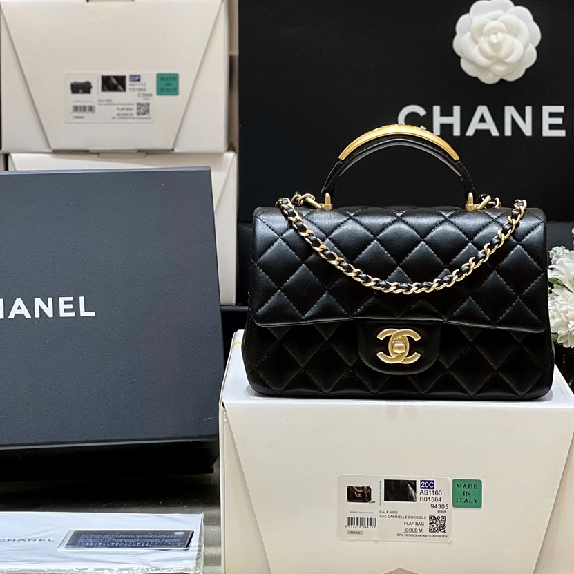 Chanel 22b autumn and winter new preview series cf mini handle AS2431