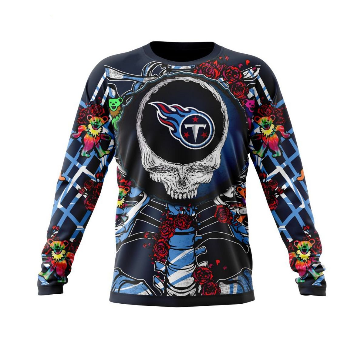 TENNESSEE TITANS 3D HOODIE MIX GRATEFUL DEAD
