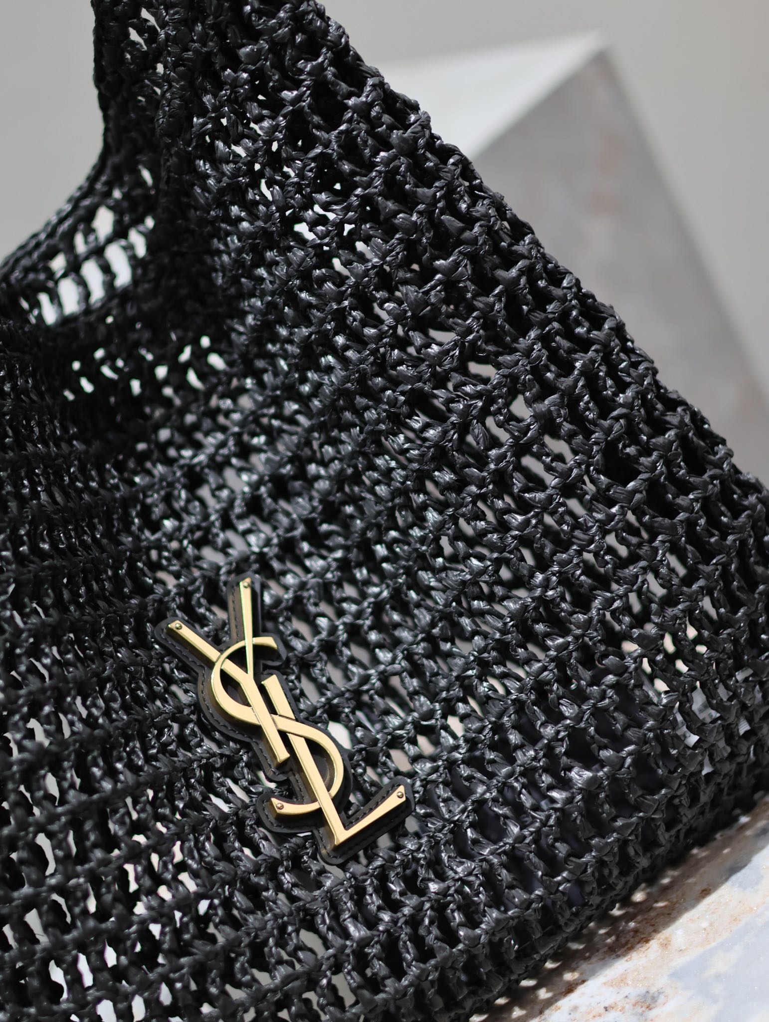 Yves Saint Laurent OXALIS Woven Shopping Bag 781289