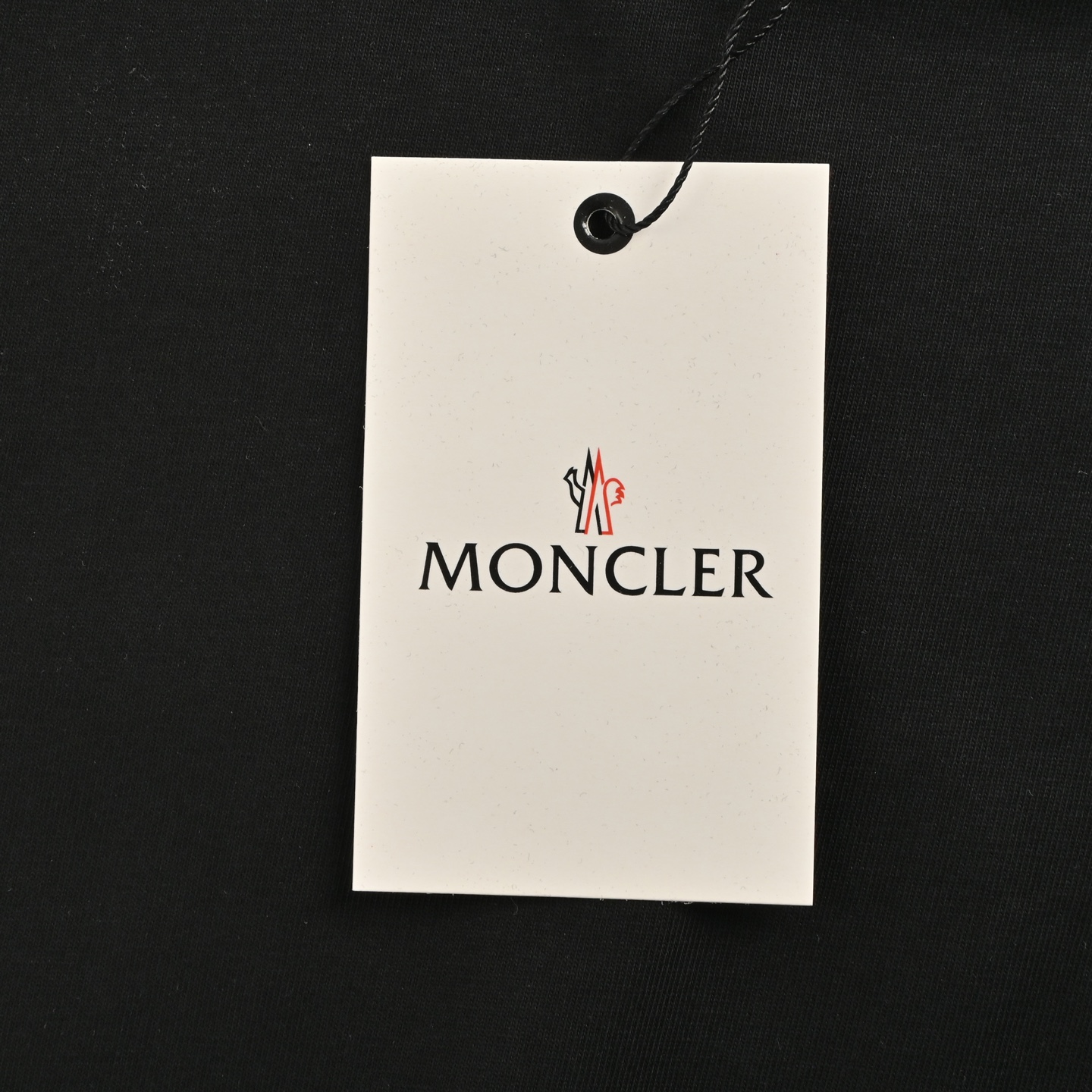Moncler 25ss short-sleeved shirt with 3D laminated logo on the back