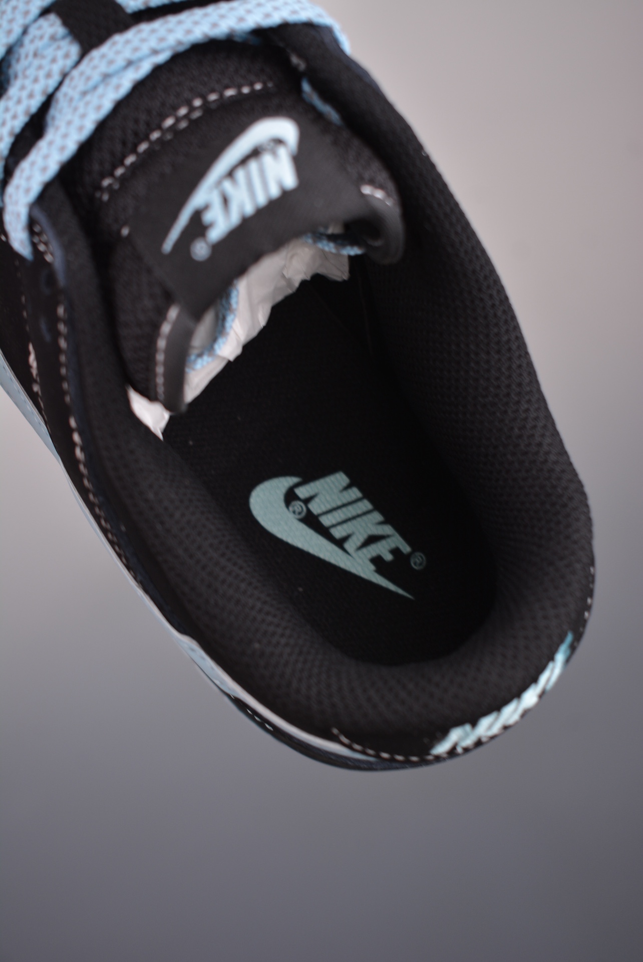 Stussy x Nike By You SB Dunk Low Retro SP Black and Blue Embroidery KK1888-012