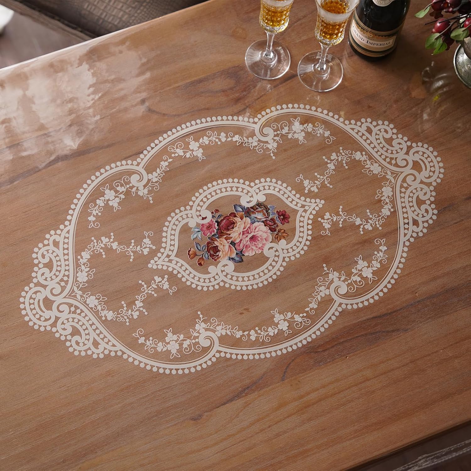 🔥ON SALE ALERT!🔥Clear Table Cover Protector Oil Spill Proof Vinyl PVC Tablecloths