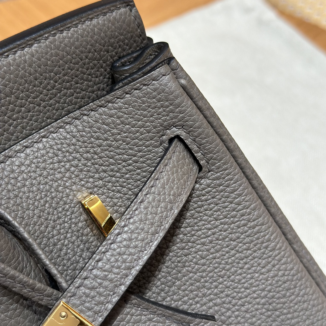 Hermes Birkin 8FGris Etain Handbag (Handmade to Order)